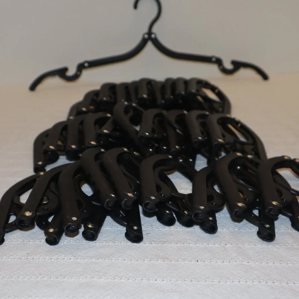 Foldable Travel Clothes Hangers 20 Bundle – Portable Collapsible Space-Saving